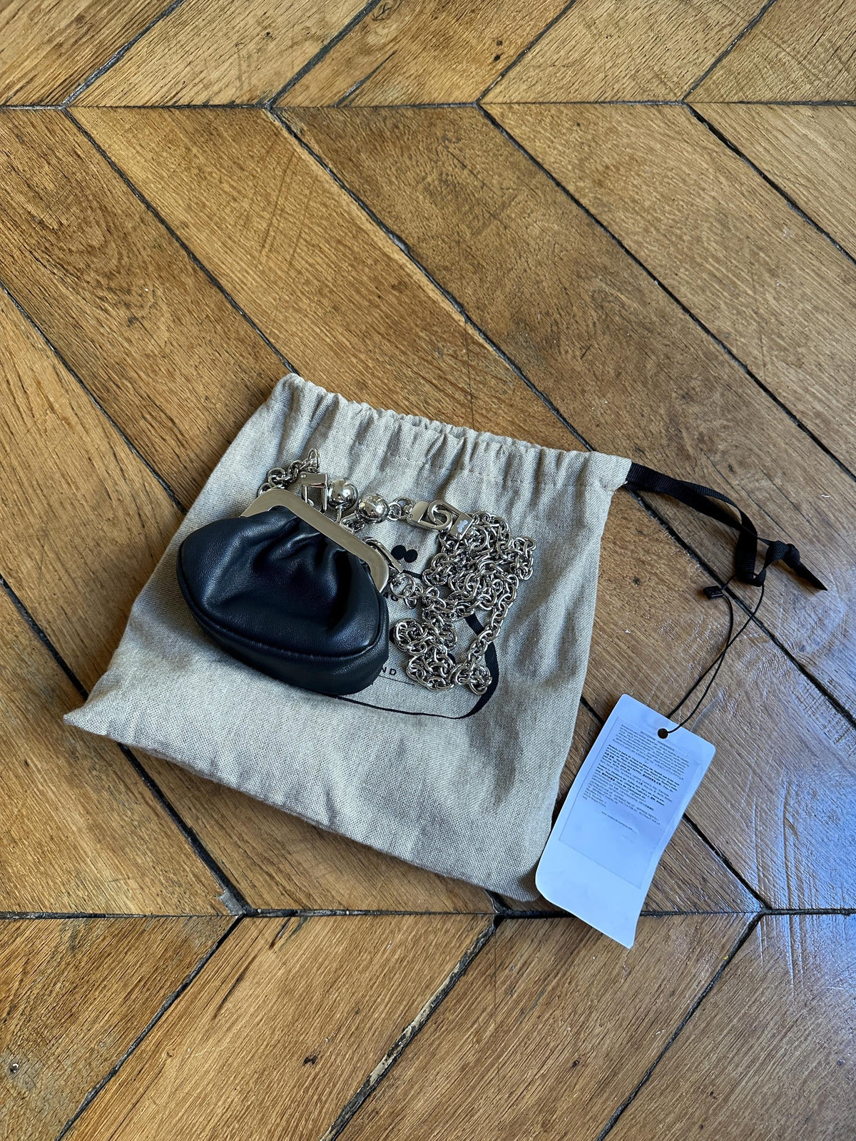 Weekend Max Mara Nano Pasticcino Bag Black Leather