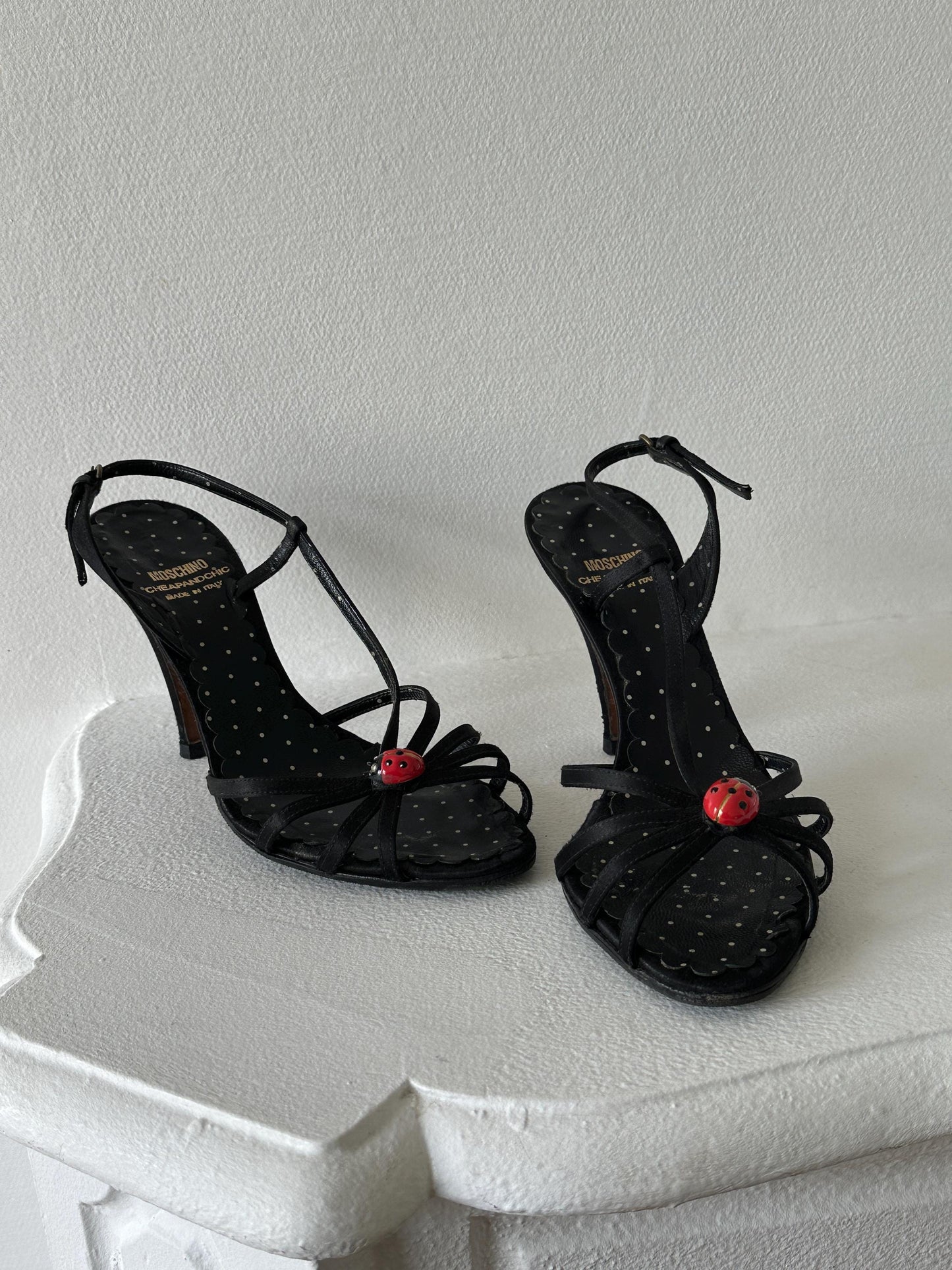 Vintage Moschino Cheap and Chic Ladybug Heels I EUR 37