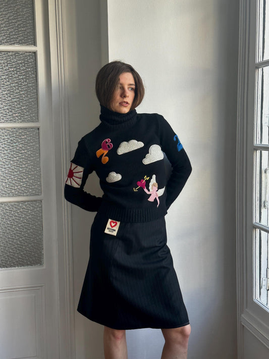 Vintage MOSCHINO Wool Turtleneck