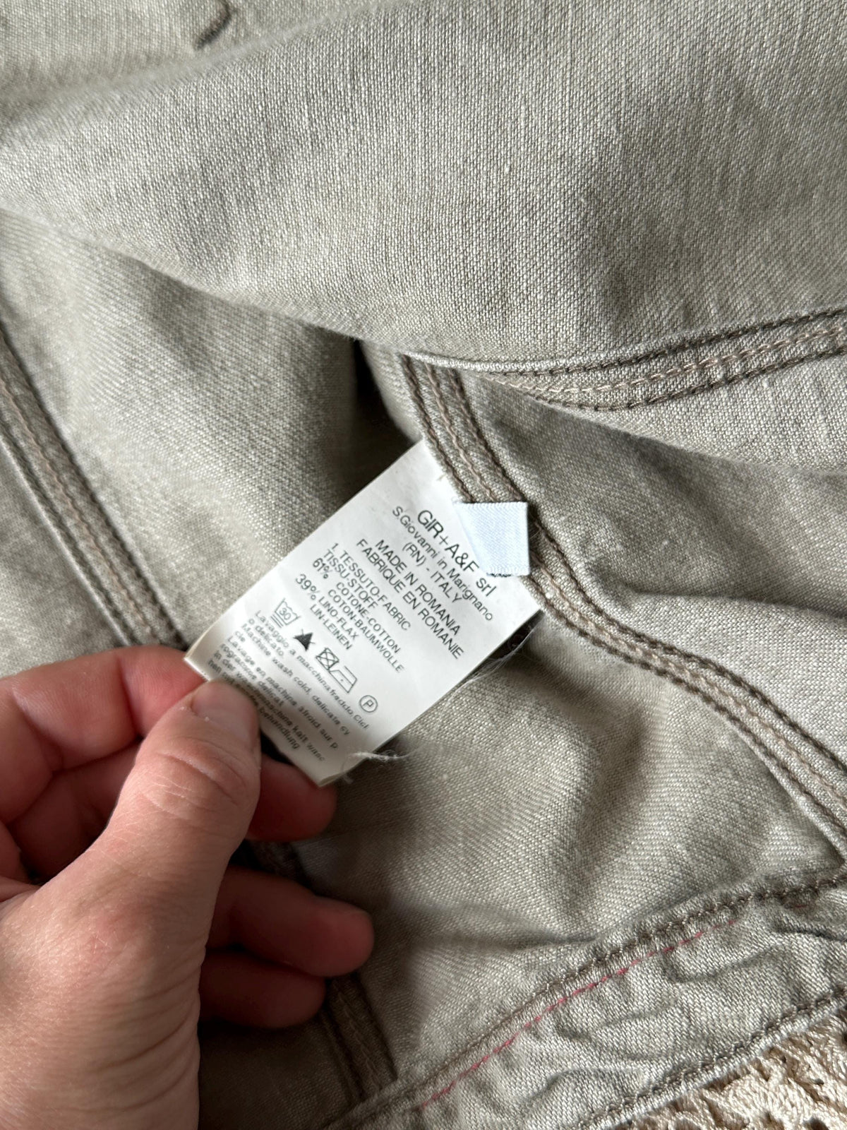 Vintage Y2K Marithé + François Girbaud Grey Denim Jacket