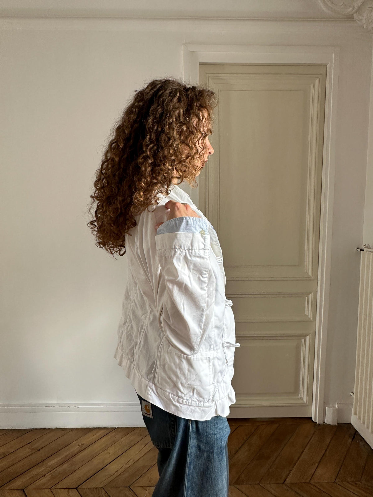 Vintage Marithé et François Girbaud White Jacket