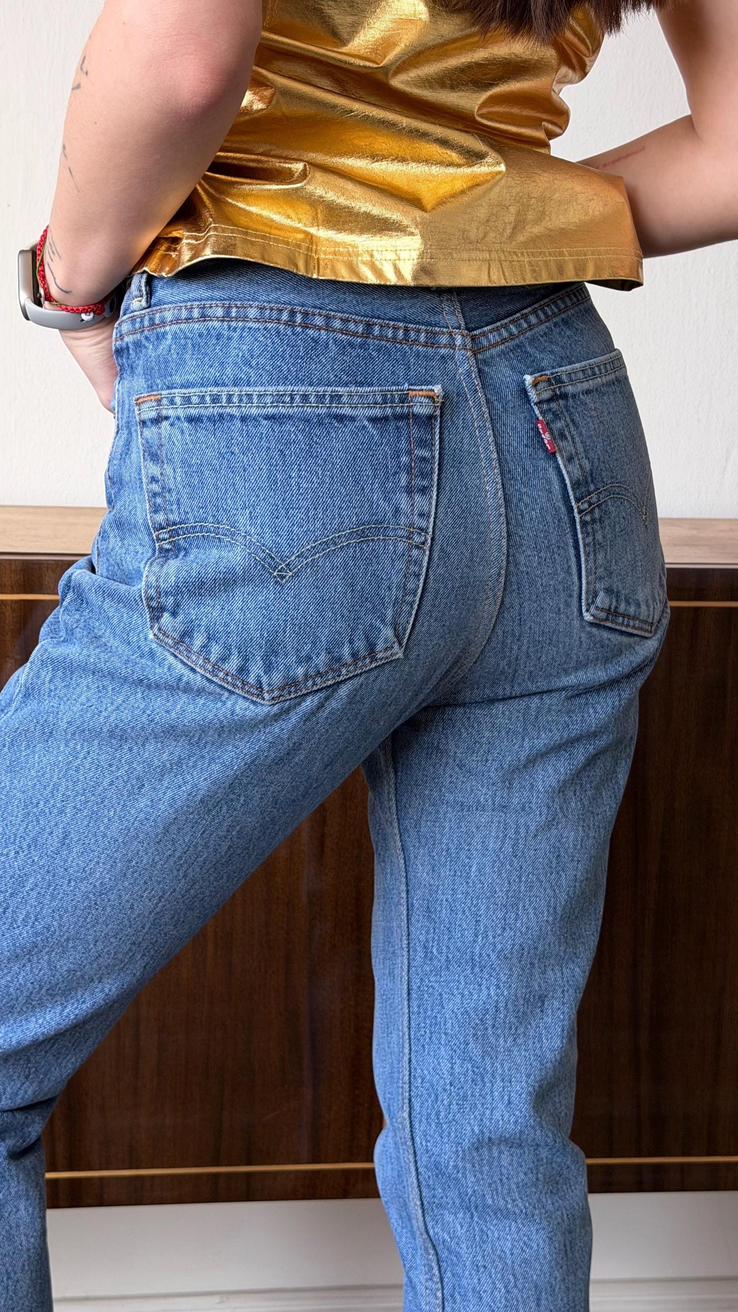 Vintage Levi’s 560 Jeans, 90s Fitted Denim