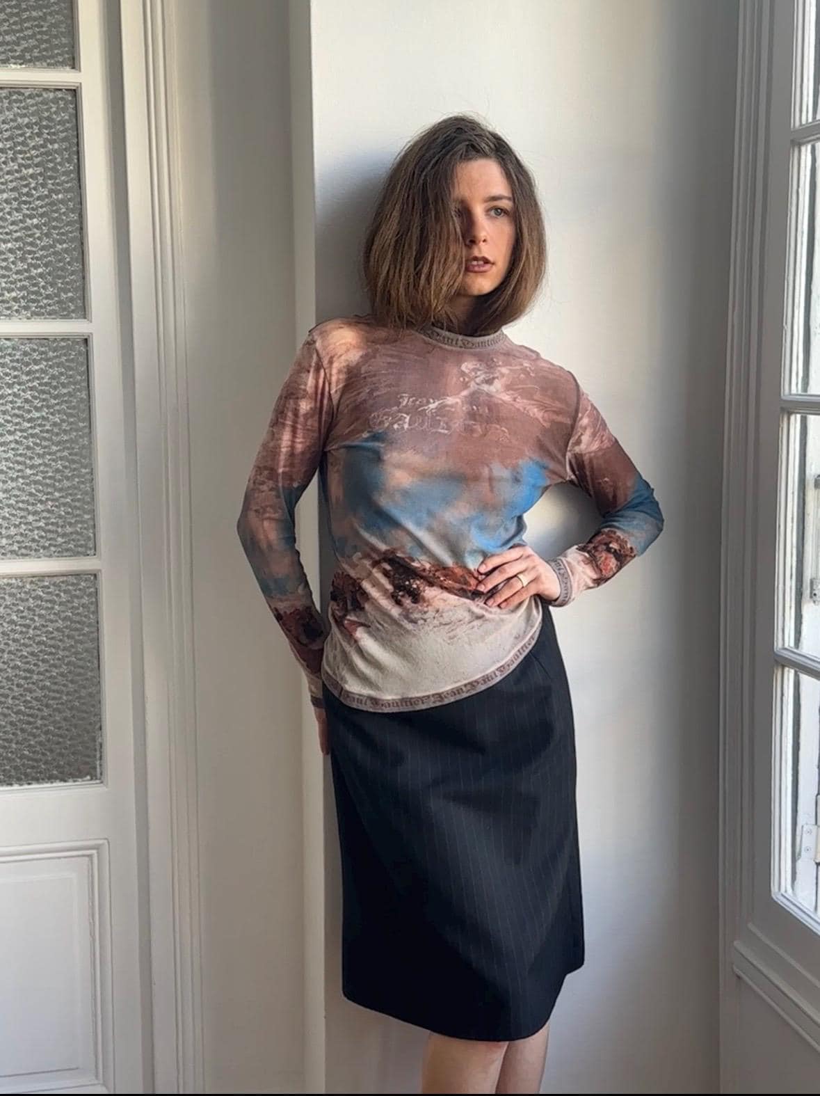 Jean Paul Gaultier AW1998 Renaissance Mesh Top