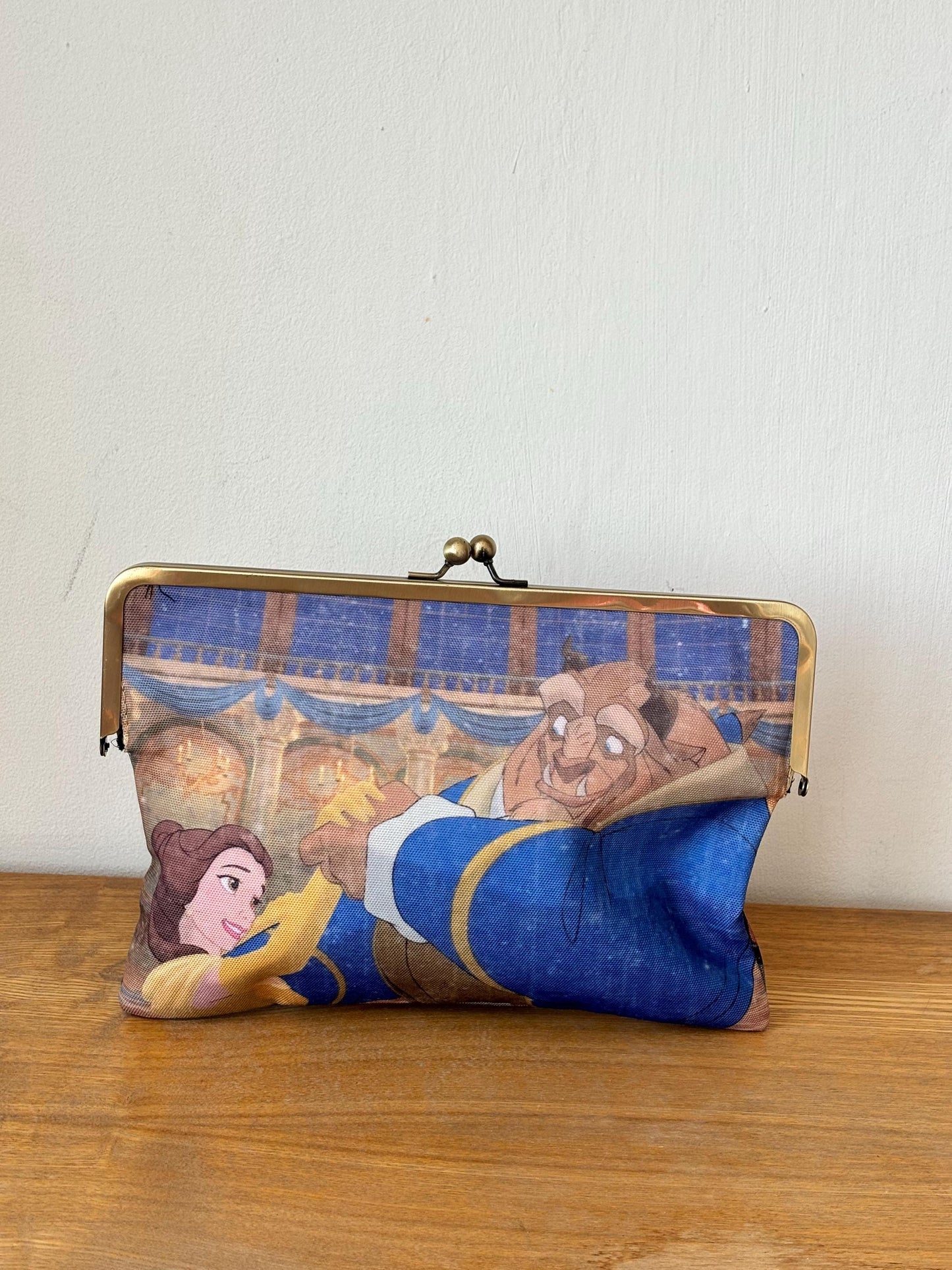 Vintage Disney Beauty and the Beast Clutch Bag