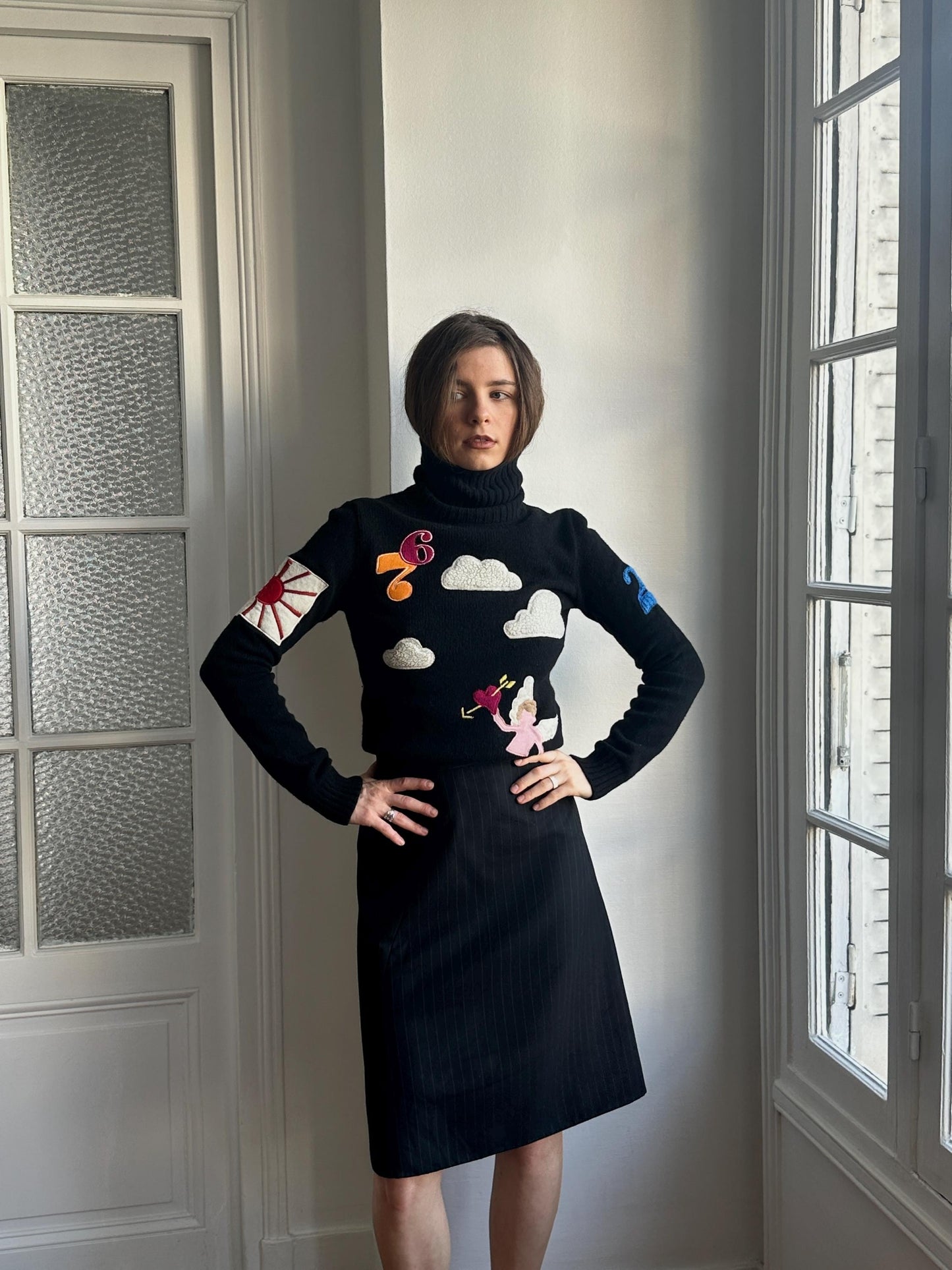 Vintage MOSCHINO Wool Turtleneck